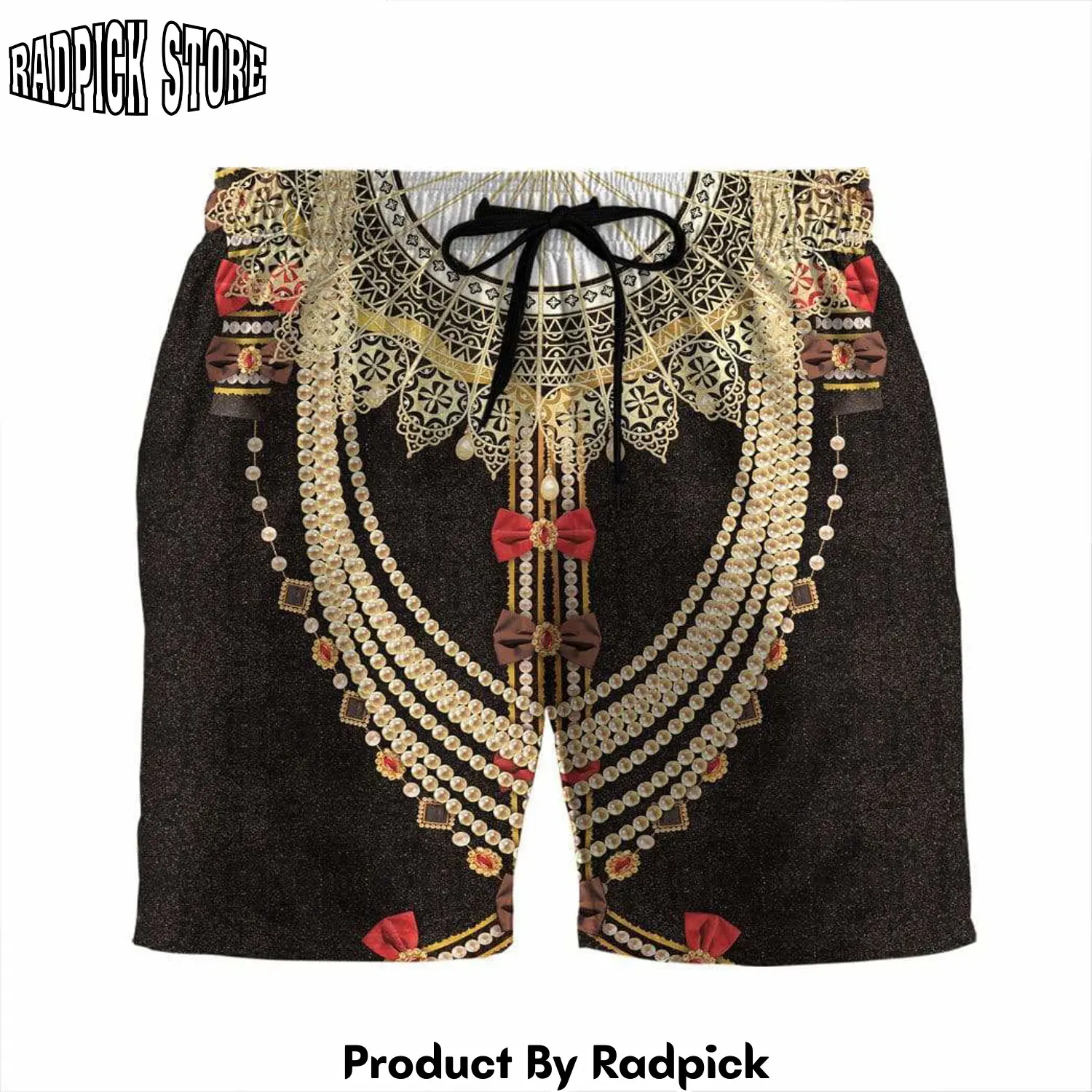 Radpick 3d elizabeth i of england custom beach shorts swim trunks rp631546